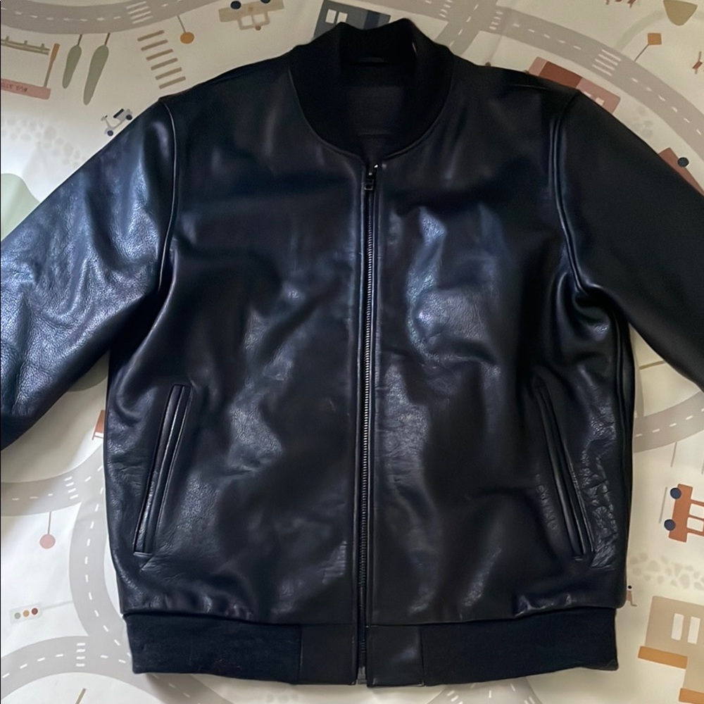Levi Strauss & Co. Black Buffalo Leather Jacket